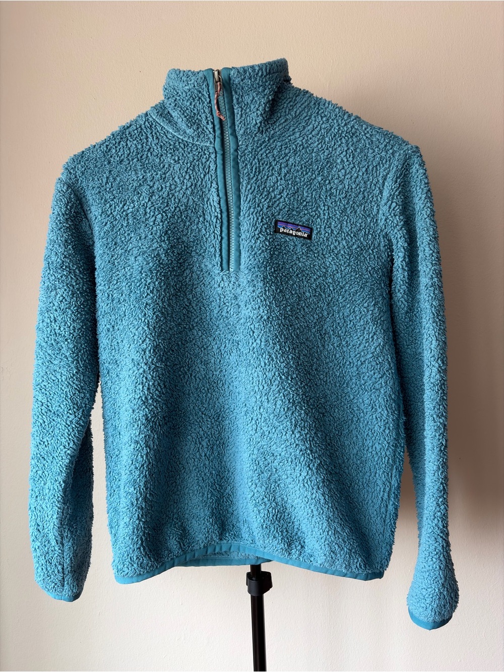 Women’s Patagonia Los Gato 1/4 Zip Pullover Size Small Abalone Blue
